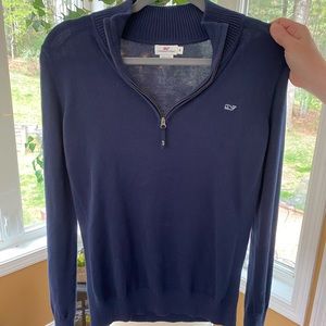 Vineyard Vines Navy Blue Half Zip